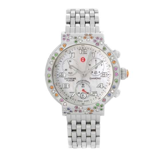 Michele extreme fleur multicolor watch - Picture 1 of 8